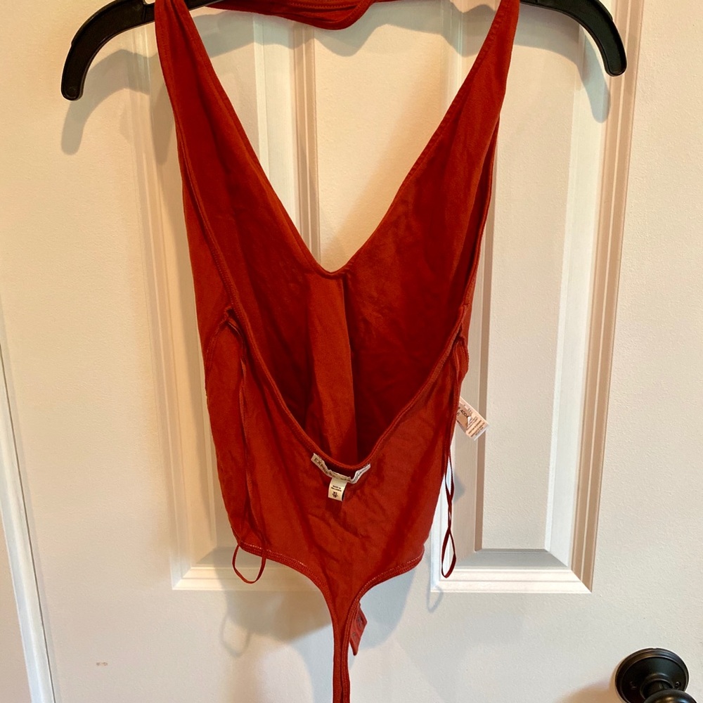 Red bodysuit